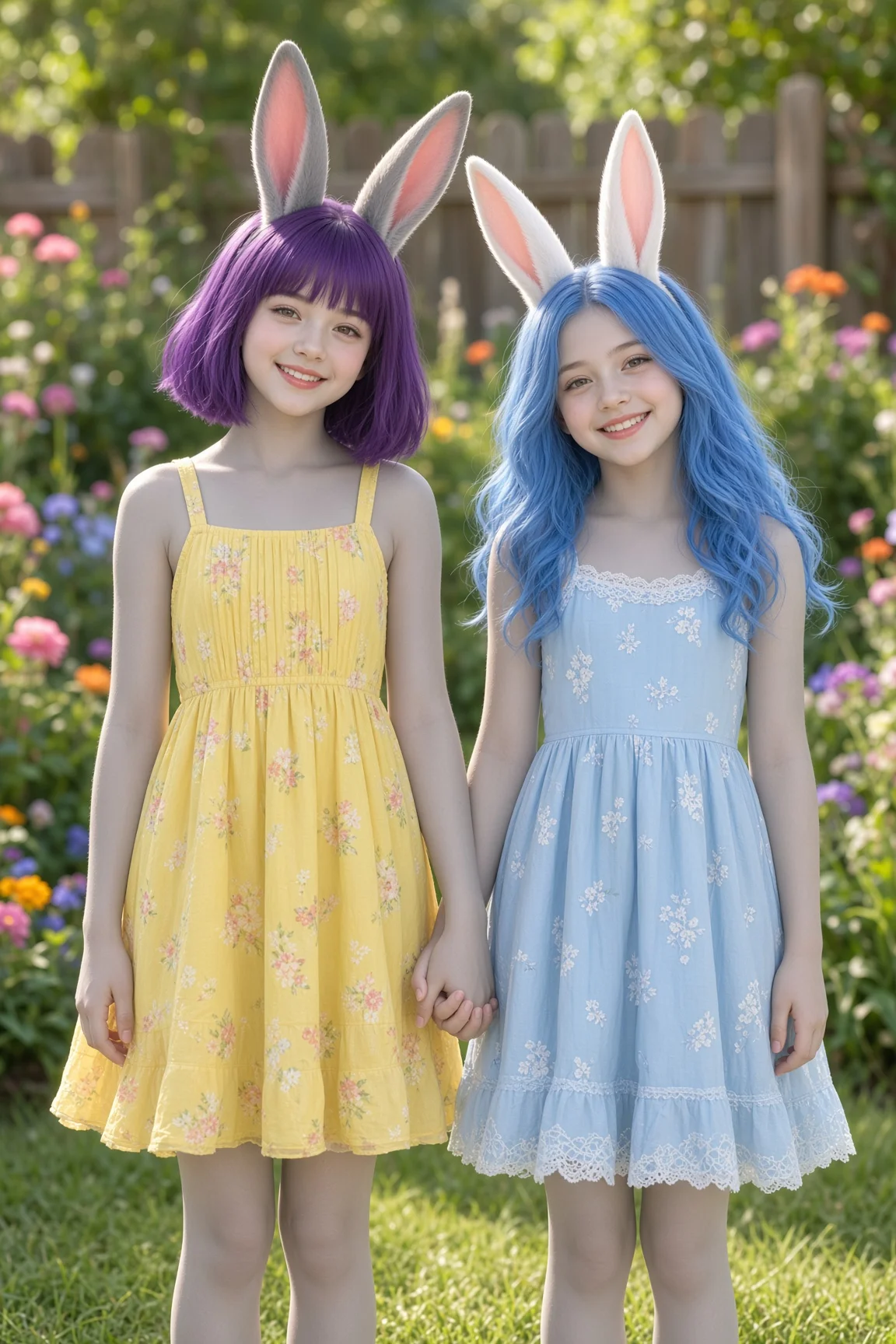 Brigitte and Violet 10 year olds
